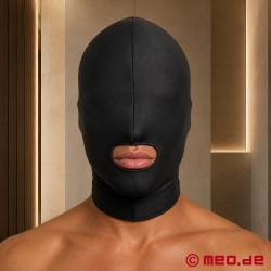 Double-Layer Fetish Hood - Spandex BDSM Hood for Anonymous Blowjobs by MEO - Thumbnail