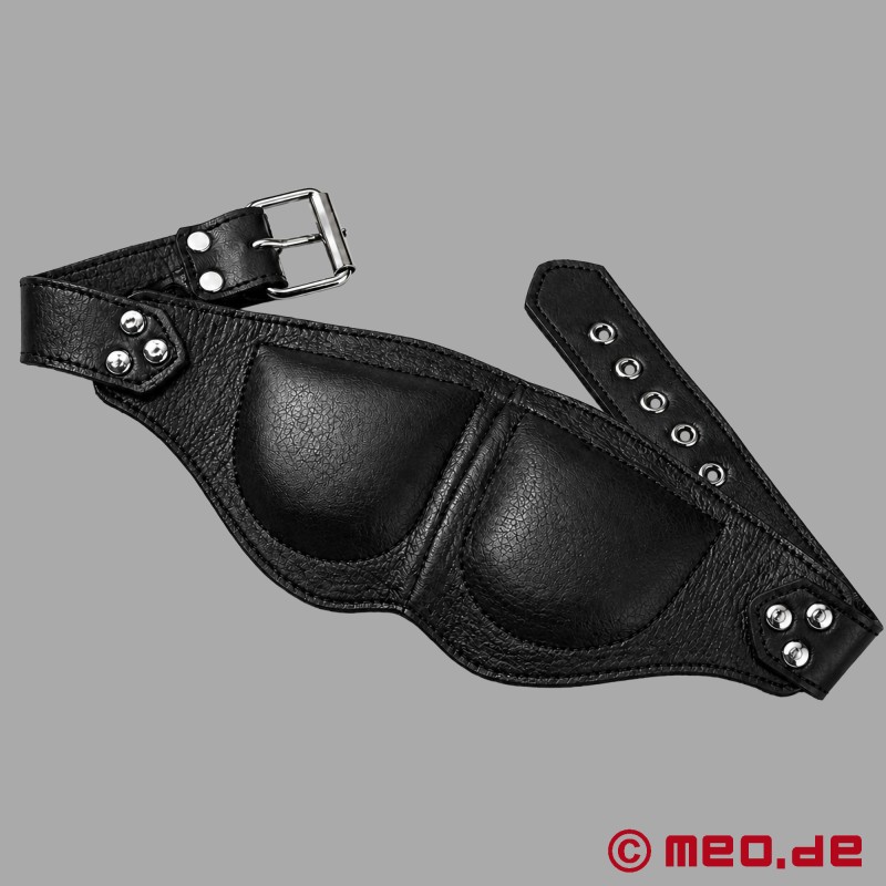 Kožená maska na oči DeLuxe - kolekcia San Francisco - 5