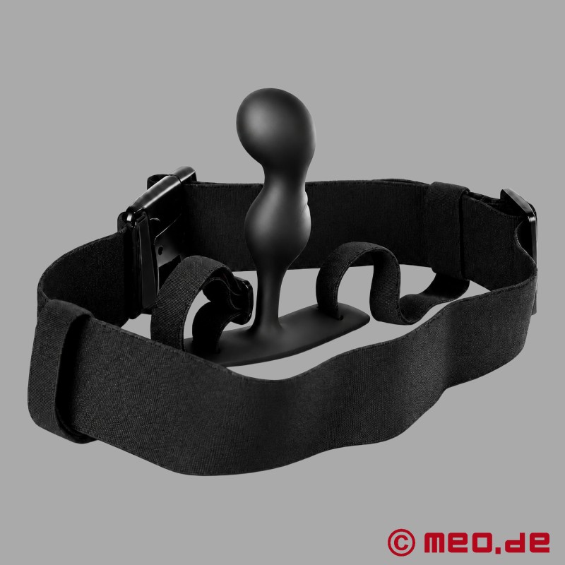 Biksītes ar anālo kontaktdakšu - Butt Plug Harness - 5