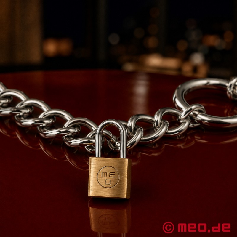 AlphaLock™ by MEO® - Colar de bondage com fecho feito de aço inoxidável sólido - 4