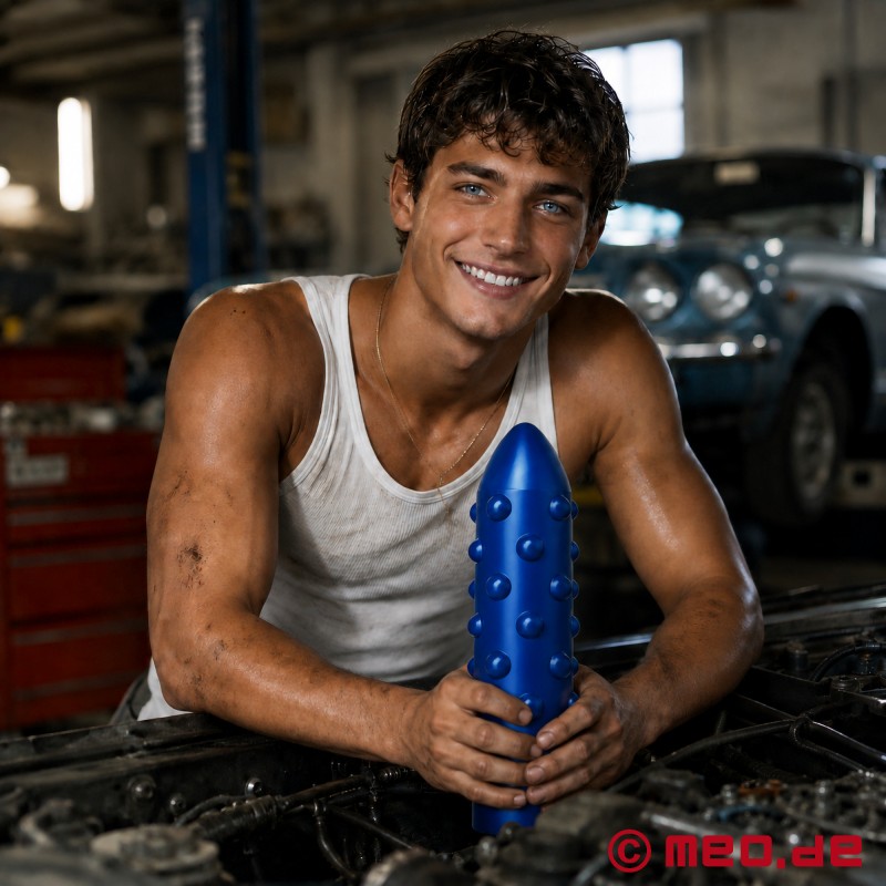 Crackstuffers™ - Dildo Rough Rider™ - Dildo grande con protuberancias - 1