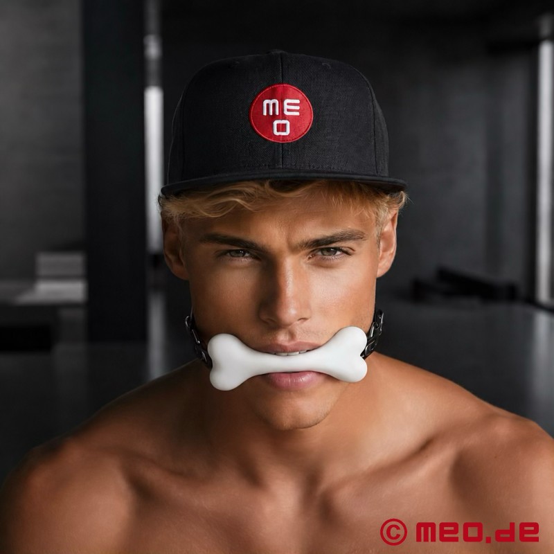 BadPuppy® by MEO® - White Bone-Shaped Gag - 1