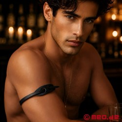 SnakeWhip™ by Dr. Sado® - Discreet Leather Whip Armband - Thumbnail