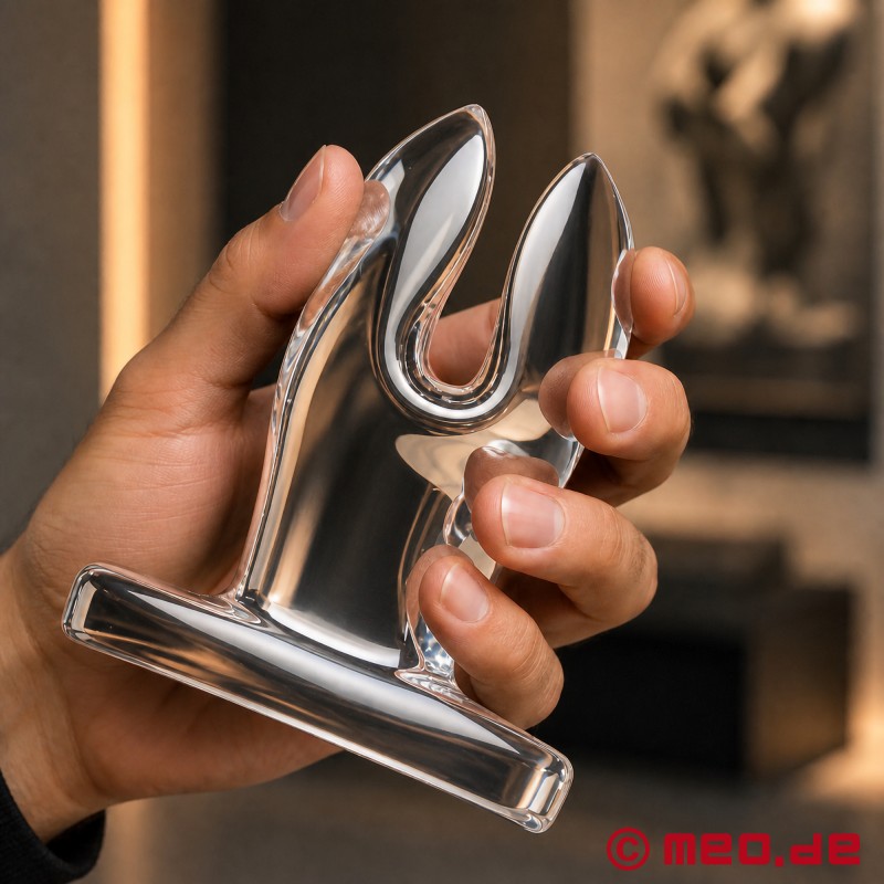 AssAnchor™ de MEO® - Plug anal transparente para dilatación anal - 2