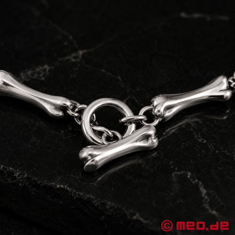 MEO® Ritual™ - Choker BDSM gothique en acier inoxydable - 3