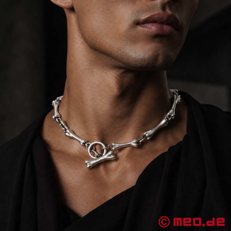 MEO® Ritual™ - ステンレス製のBDSMゴシックチョーカー。 - 4