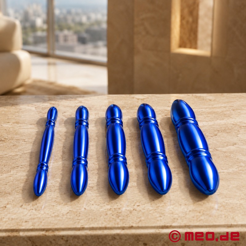 Crackstuffers™ - Ridged Buddy Expander™ - Very Large Double Dildo - 5
