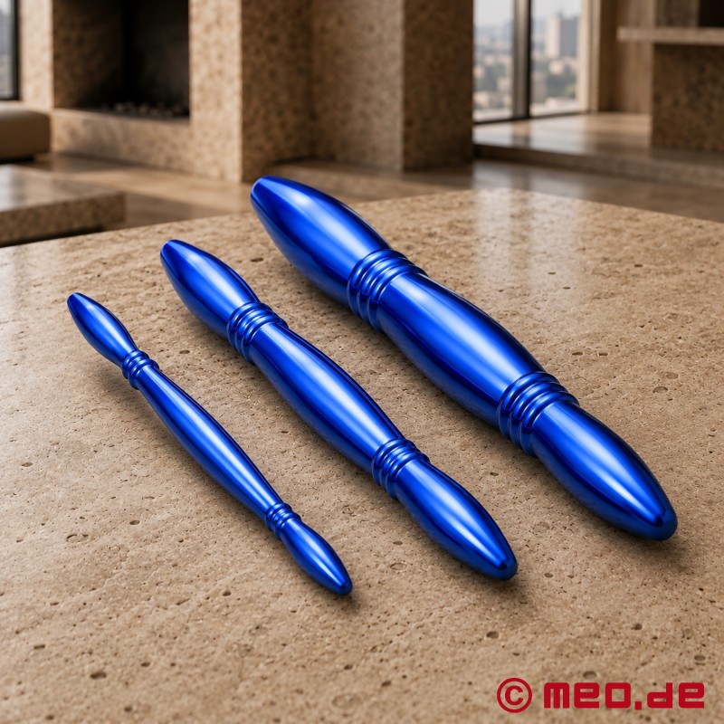 Crackstuffers™ - Ridged Buddy Expander™ - Very Large Double Dildo - 2