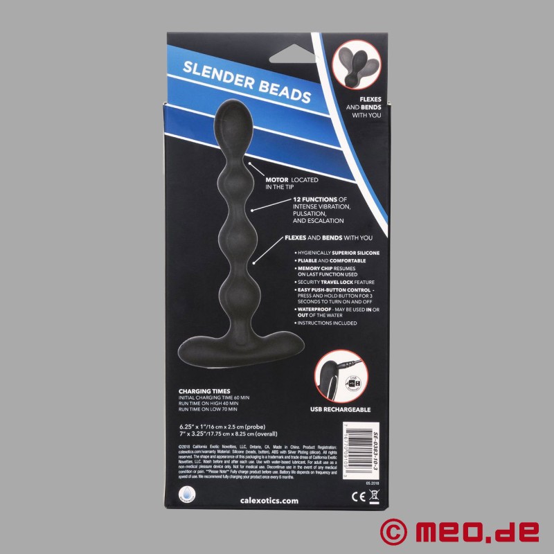 Eclipse Slender Beads™ - Bolas anais vibratórias com função de memória - 6