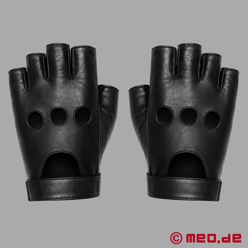 Dominator™ - Halbfinger-Handschuh von Dr. Sado™ aus Nappaleder - 4