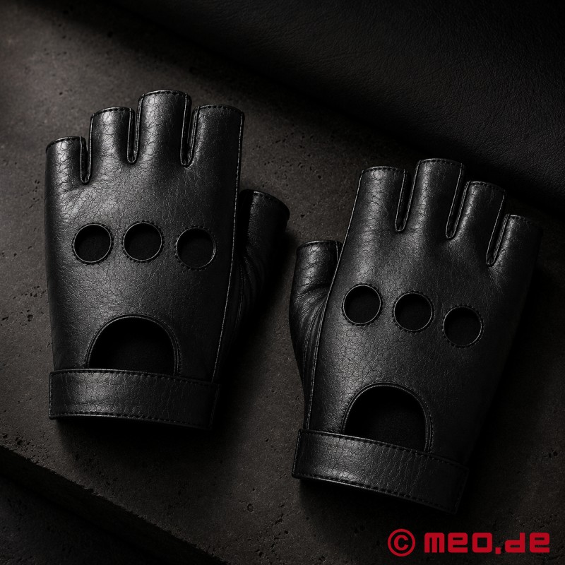 Dominator™ - Halbfinger-Handschuh von Dr. Sado™ aus Nappaleder - 2