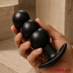 CalExotics Rock Bottom Beaded Probe - Plug anal avec vibrations 24/7 - Thumbnail