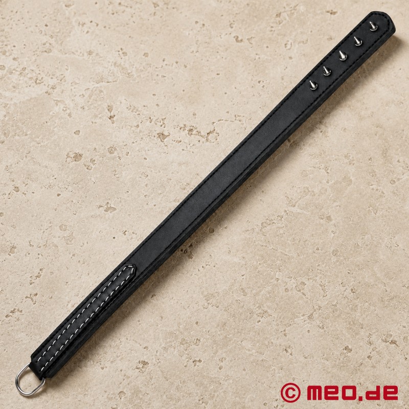 La Vendetta™ de HurtMe™ by MEO® - Paddle BDSM en cuir avec picots métalliques - 2