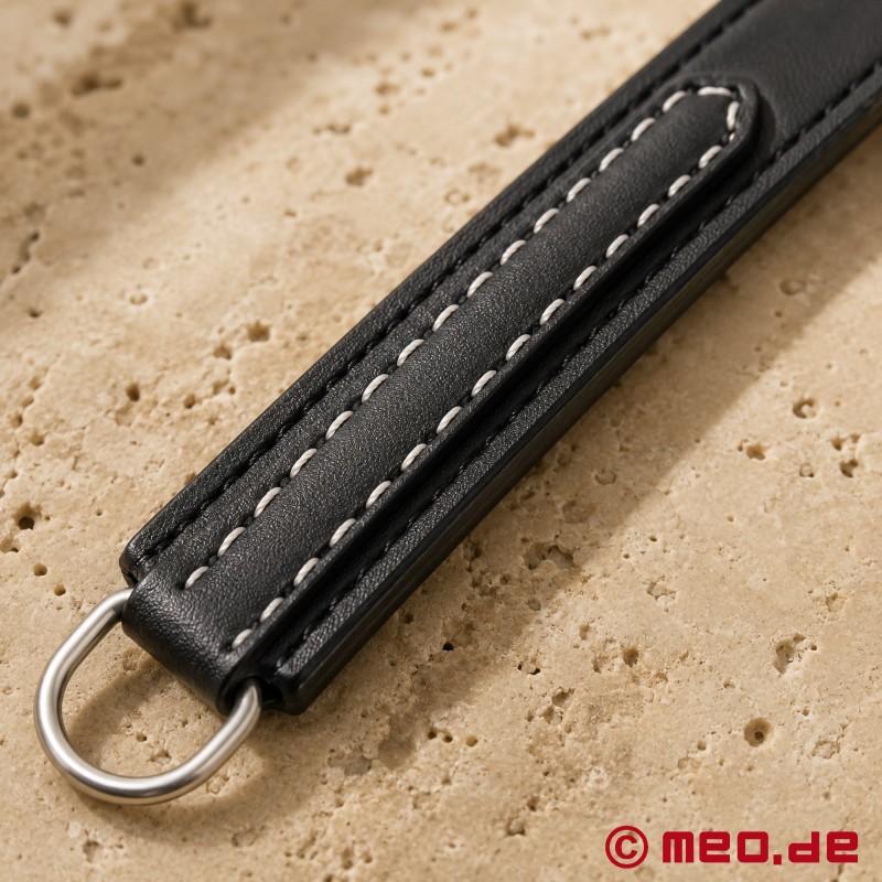 La Vendetta™ by HurtMe™ by MEO® - BDSM paddle z kůže s hroty - 4