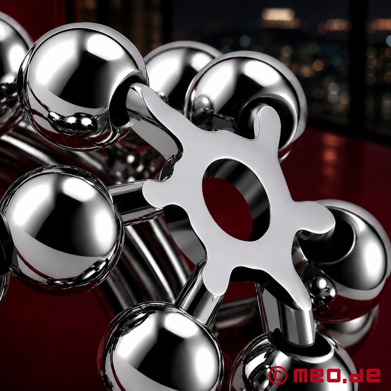 NoPacha® TeaseLock™ - Stainless Steel Chastity Cage - 4