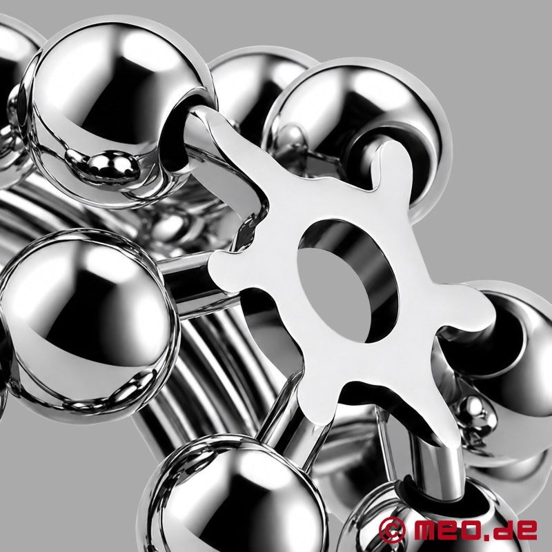 NoPacha® TeaseLock™ - nerūsējošā tērauda šķīstības būris - 10