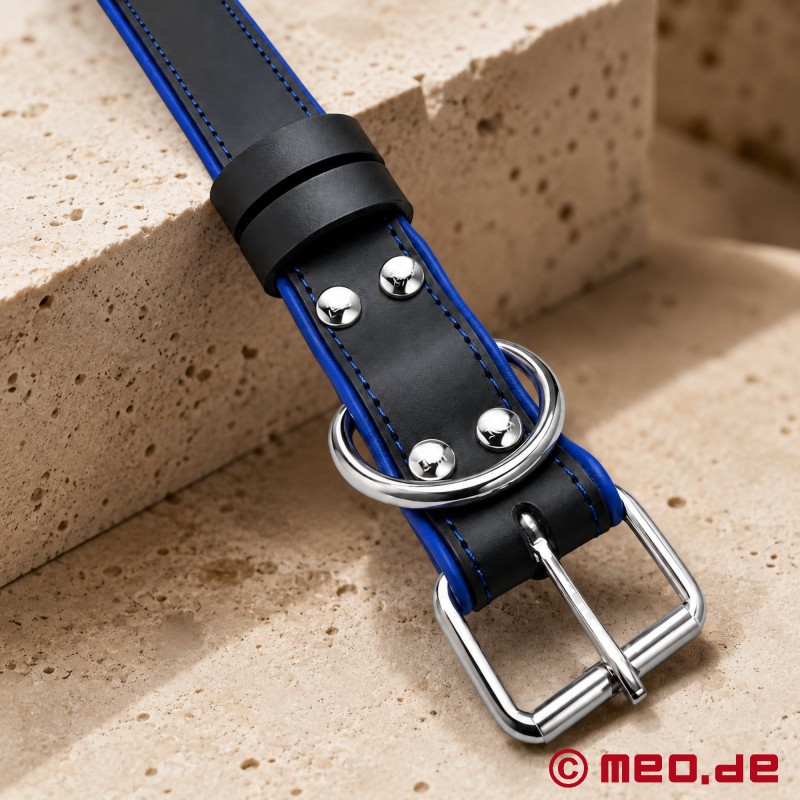 MEO® Deluxe bondage szíj - Bőrszíj csatos és D-gyűrűs bőrszíjjal - 8
